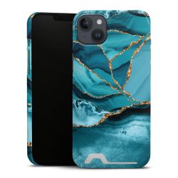 Eisblaue Marmor Landschaft