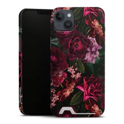 Dunkelrote und rosa Blüten