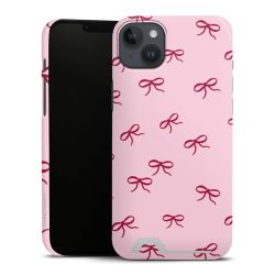 Schleifen Muster Rot Pink