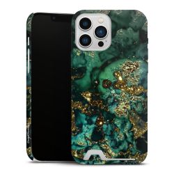 Aspetto marmorizzato ciano glitterato