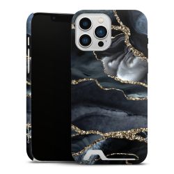 Donker marmer goud Glitterlook