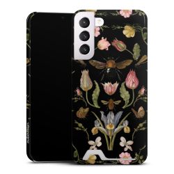 Wildblumen und Biene Schwarz