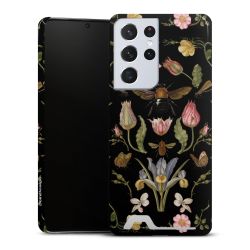 Wildblumen und Biene Schwarz