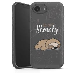 Just Do It Slowly Sloth Grey