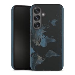 Mappa del mondo con luce notturna