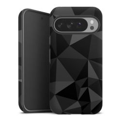 Motif Polygone Noir