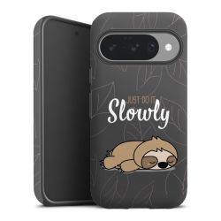 Just Do It Slowly Sloth Grey