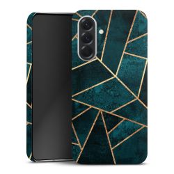 Imprimé or pierre sarcelle profond