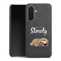 Just Do It Slowly Sloth Grey