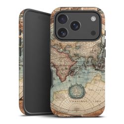 Mappa del mondo vintage