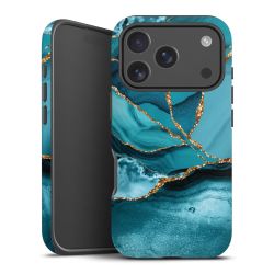 Eisblaue Marmor Landschaft