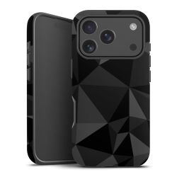 Motif Polygone Noir