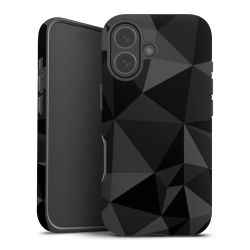 Motif Polygone Noir