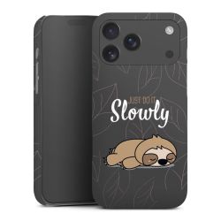 Just Do It Slowly Sloth Grey