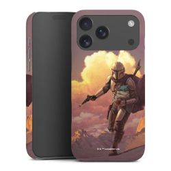 Der Mandalorianer und Grogu Sonnenguntergang Wolken