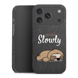 Just Do It Slowly Sloth Grey
