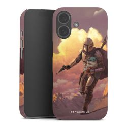 Der Mandalorianer und Grogu Sonnenguntergang Wolken