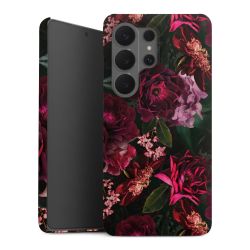 Donkerrode en roze bloemen