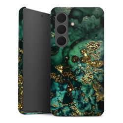 Aspetto marmorizzato ciano glitterato