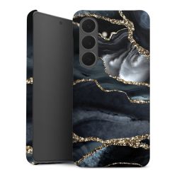 Donker marmer goud Glitterlook