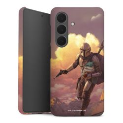 Der Mandalorianer und Grogu Sonnenguntergang Wolken