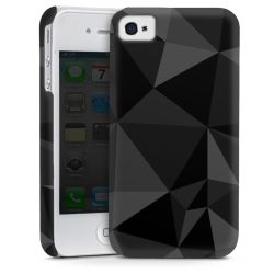 Motif Polygone Noir