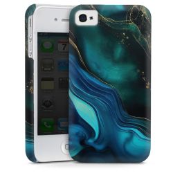 Encre bleue et dorée