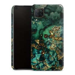 Aspetto marmorizzato ciano glitterato