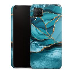 Paesaggio di marmo blu ghiaccio