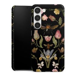 Wildblumen und Biene Schwarz