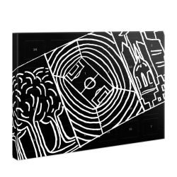 Selbstbefüllbarer Adventskalender Querformat