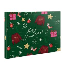 Selbstbefüllbarer Adventskalender Querformat
