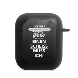 Apple AirPods Hülle schwarz