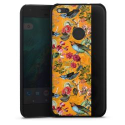 Vogels Bloemen Behang