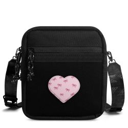 Schleifen Muster Rot Pink