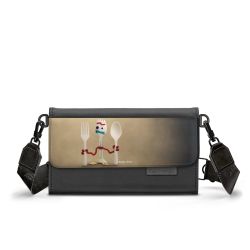 Handy Clutch mit Gurtband