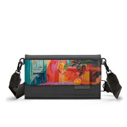 Handy Clutch mit Gurtband