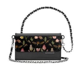 Wildblumen und Biene Schwarz