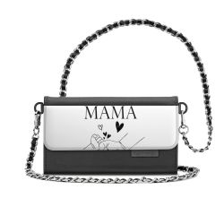 Muttertag Line Art Hände Schwarz Weiß