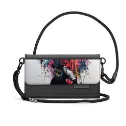 Handy Clutch mit Stoffband