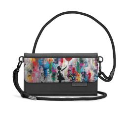 Handy Clutch mit Stoffband