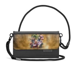 Handy Clutch mit Stoffband