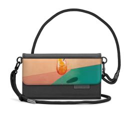 Handy Clutch mit Stoffband