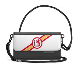 Handy Clutch mit Stoffband