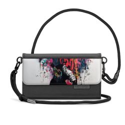 Handy Clutch mit Stoffband