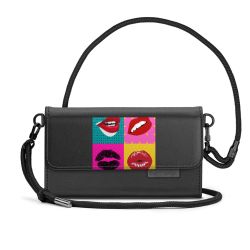 Handy Clutch mit Stoffband