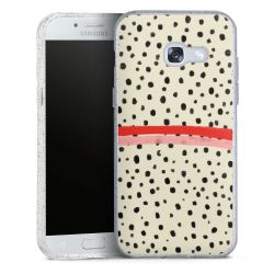 Silicone Glitter Case silver glitter