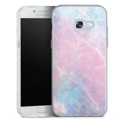 Silicone Glitter Case silver glitter