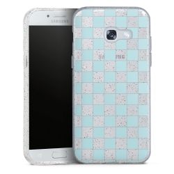 Silicone Glitter Case silver glitter