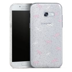 Silicone Glitter Case silver glitter